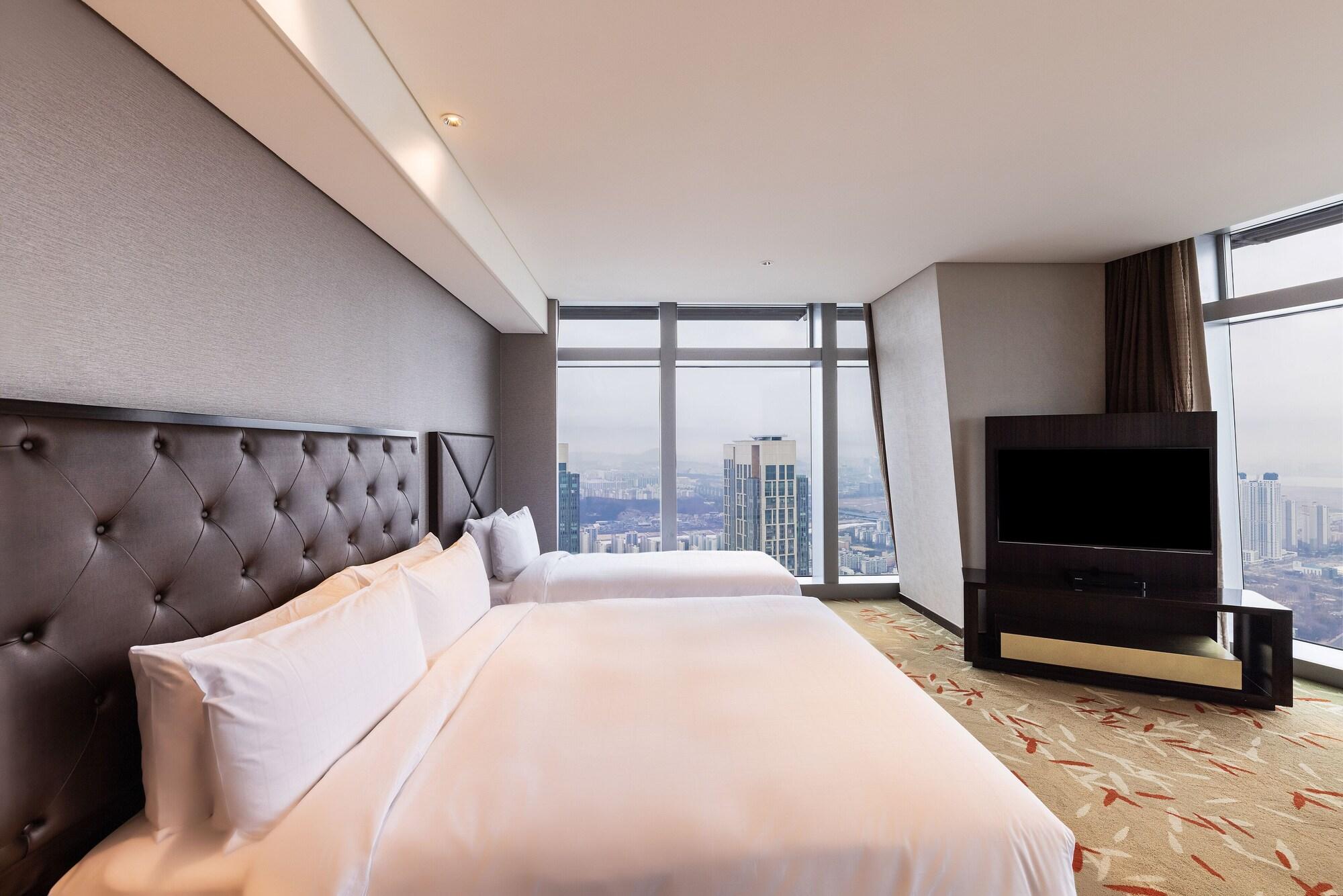 Апарт отель Oakwood Premier Инчон Экстерьер фото