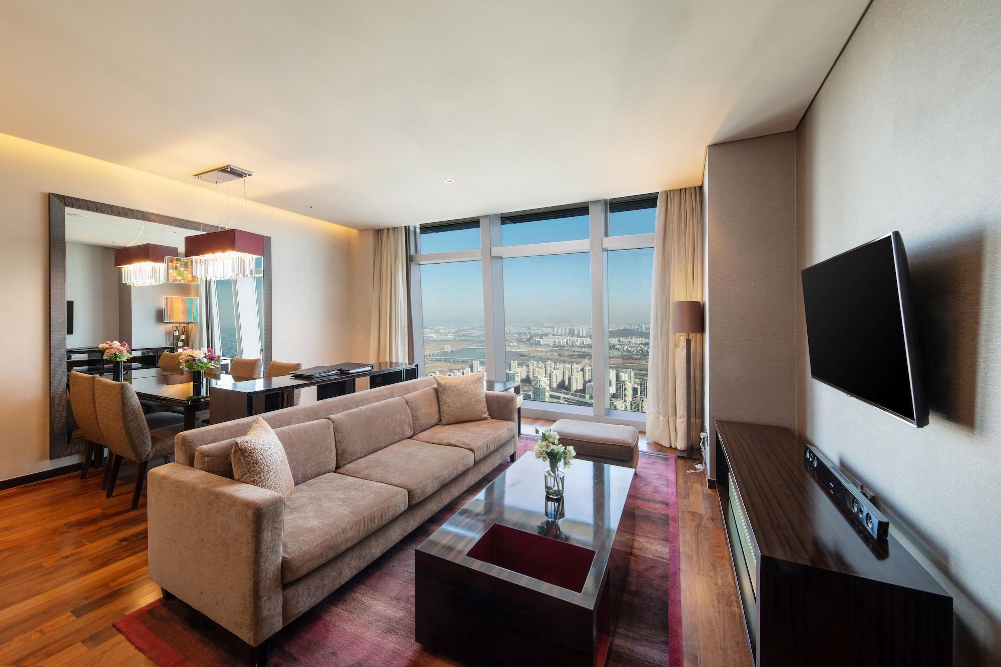 Апарт отель Oakwood Premier Инчон Экстерьер фото