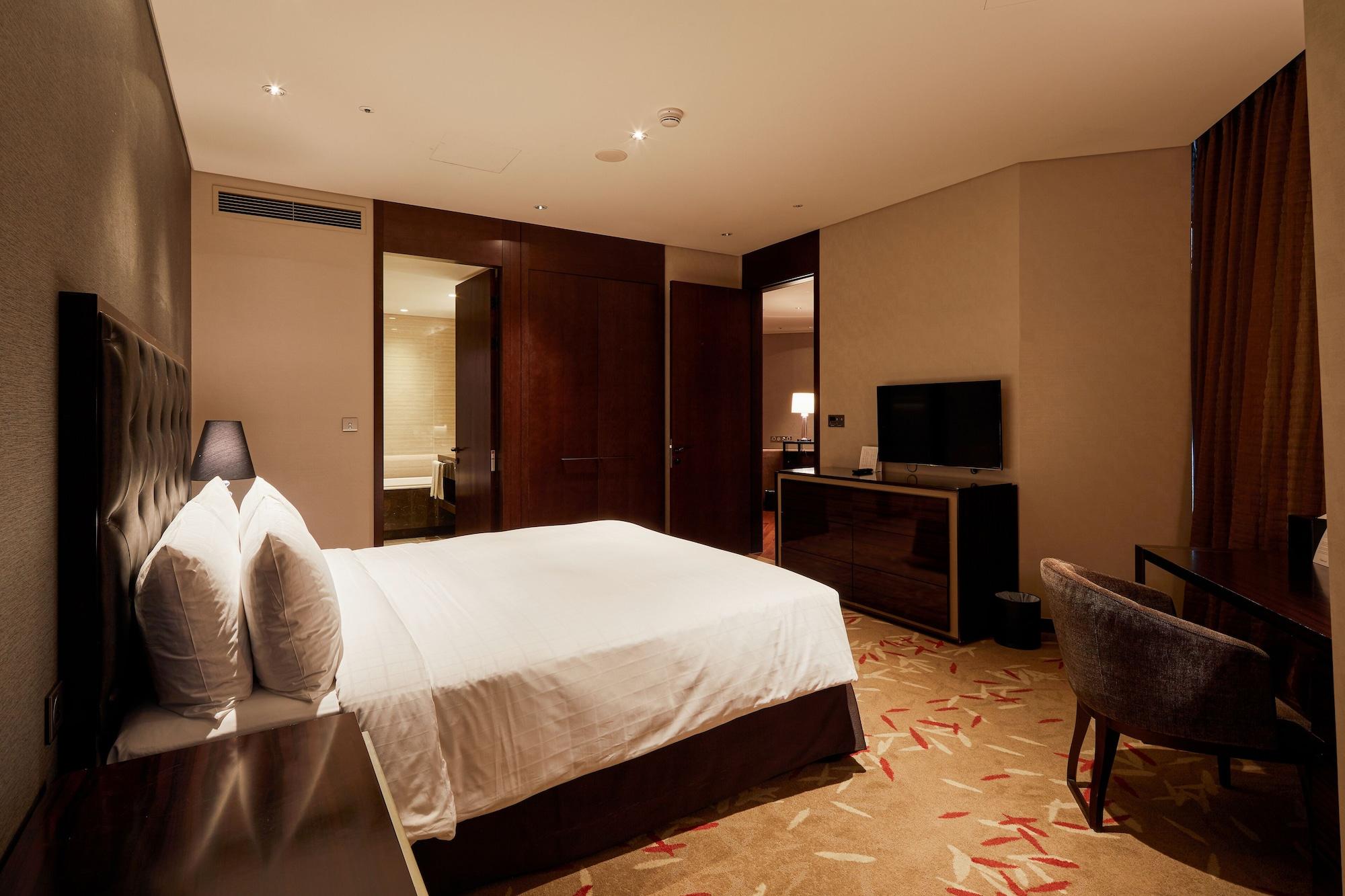 Апарт отель Oakwood Premier Инчон Экстерьер фото