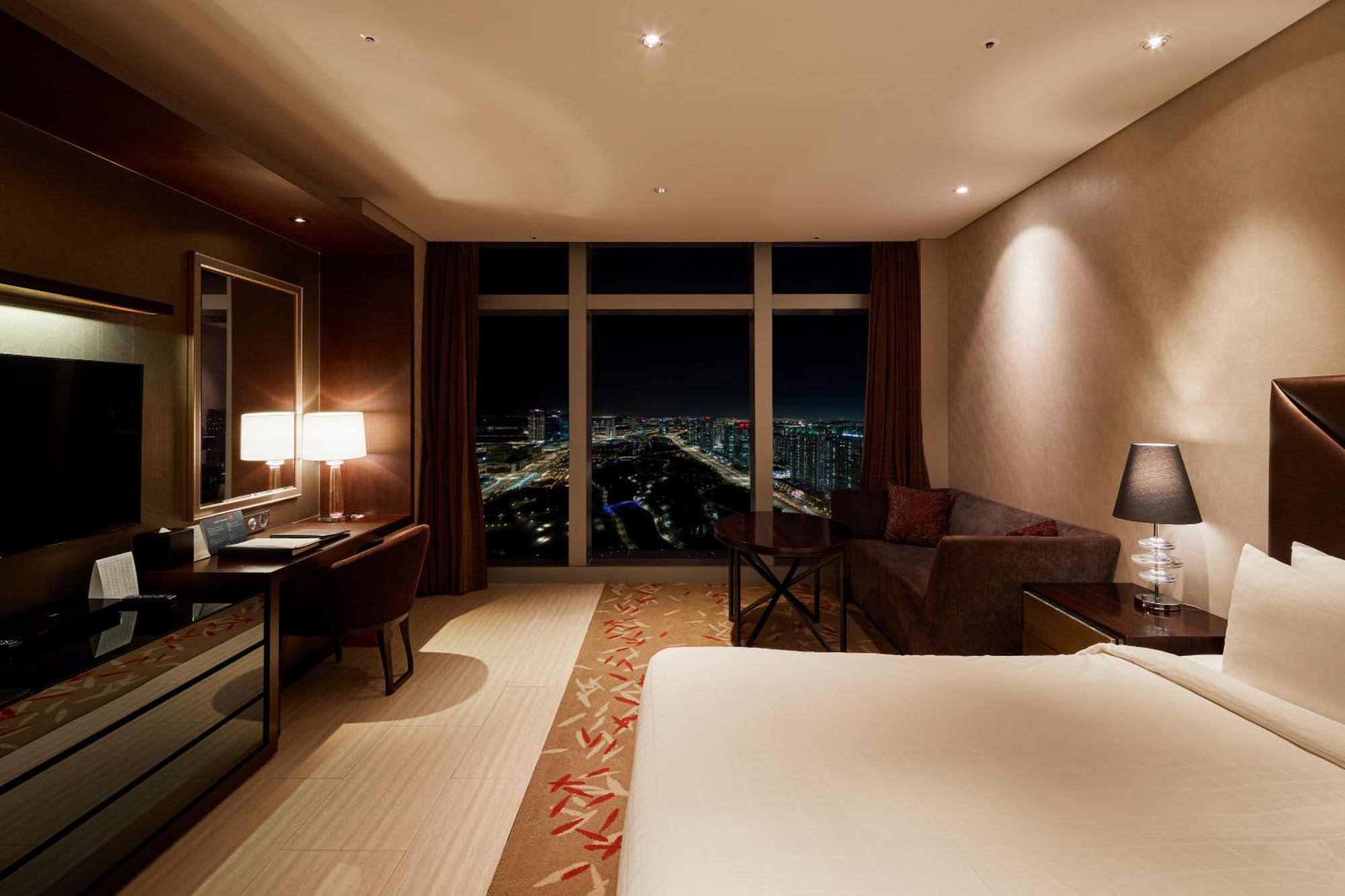 Апарт отель Oakwood Premier Инчон Экстерьер фото